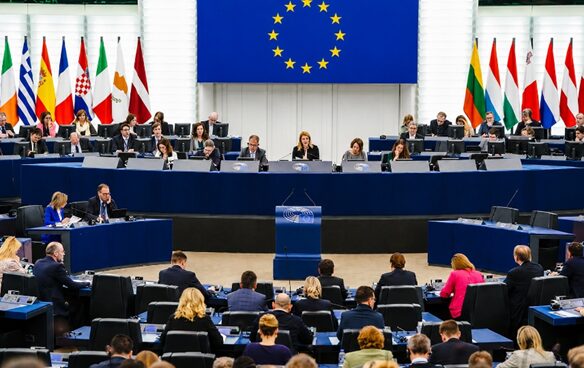 European Parliament chamber